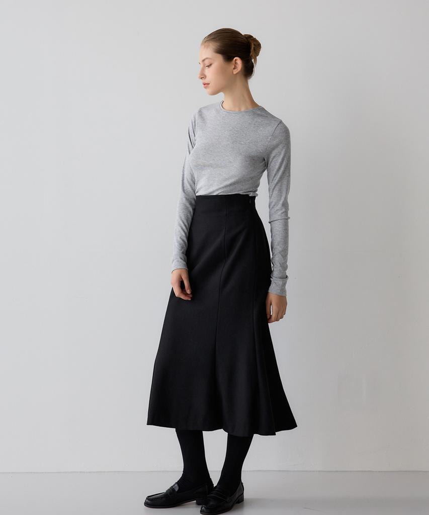 Sisterhood Wool Mermaid Skirt - Black