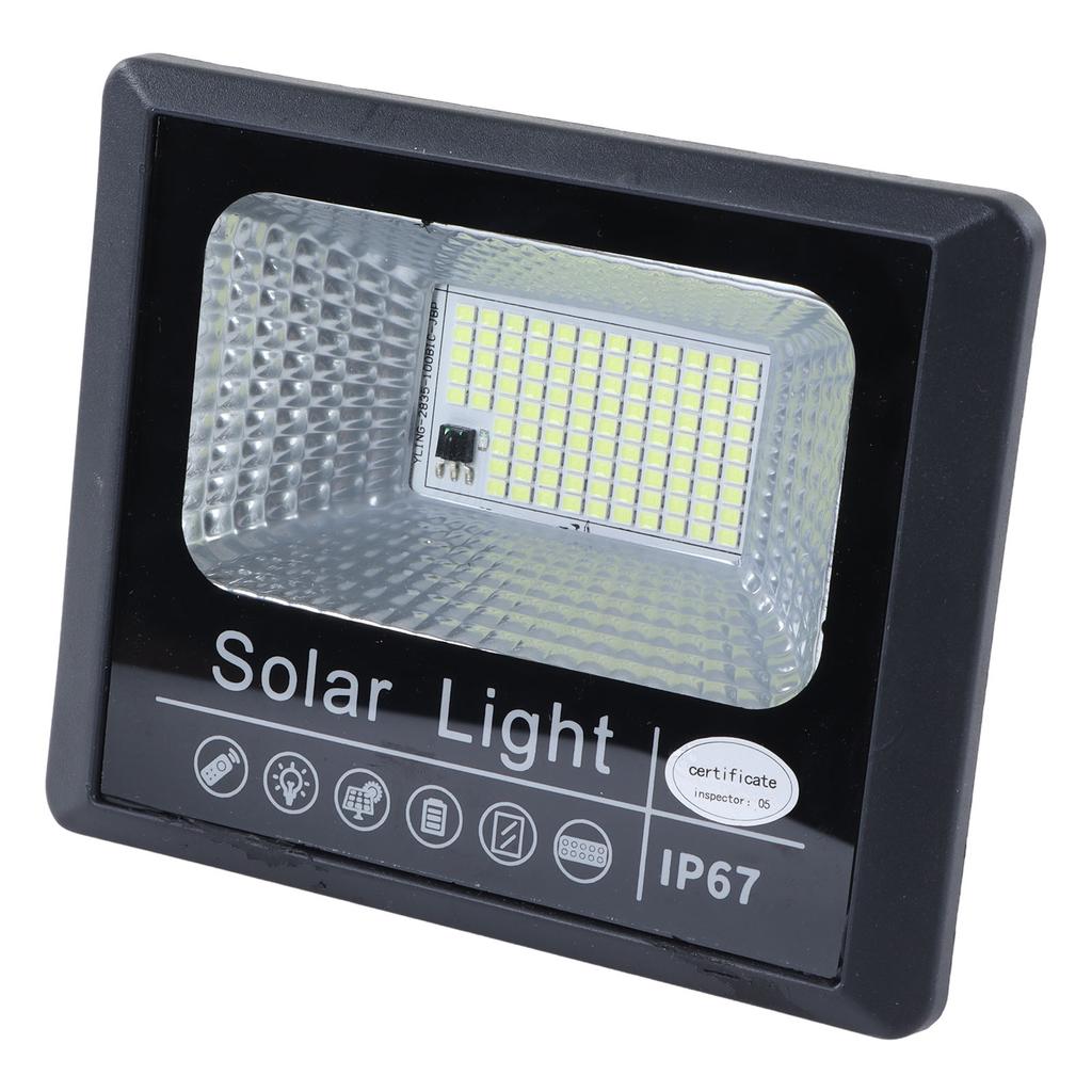 Solar Light Remote Control Lighting Sensing Timing Function Lamp 30W for Outdoor
