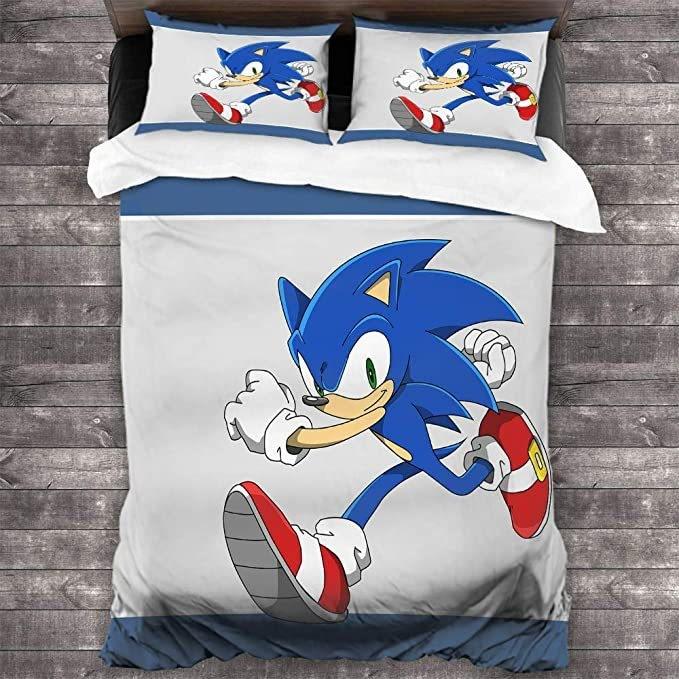 

Набір постільної білизни з трьох предметів серії Sonic AU King 245x210cm