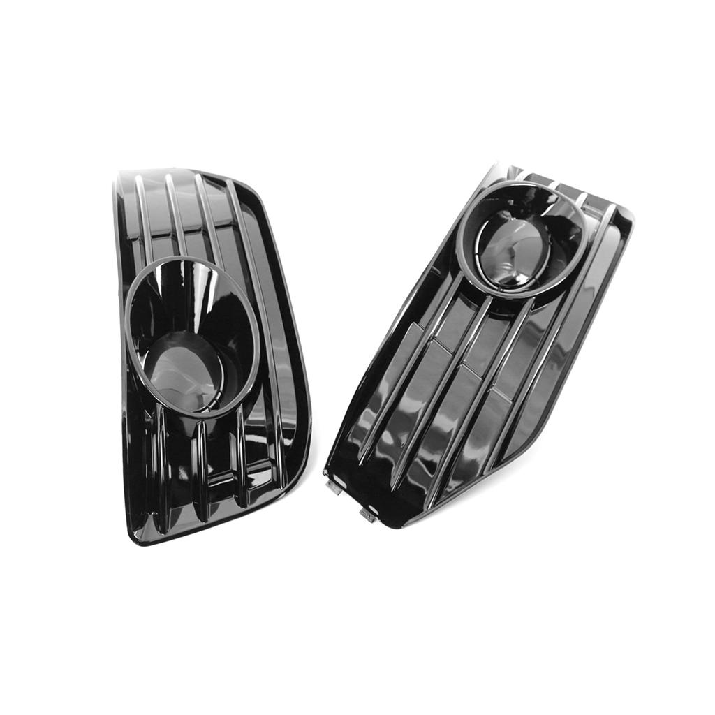 Front Bumper Fog Grill Cover Premium Quality Fog Light Cover Replacement for Volkswagen T5 T5.1 Sportline 2010 2015