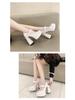 2025 Chunky Heel Black Mary Jane High Heels for Petite Women – French Niche Design