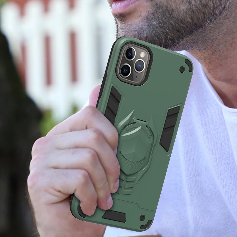 Buy iPhone X Case with Rotating Ring Bracket Dual Layers of Shockproof