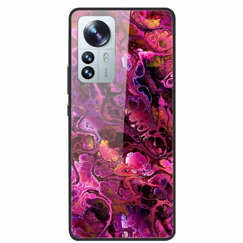 Tempered Glass Cases For Xiaomi 12T 5G Case Hard Phone Back Cover for Xiaomi 12T Pro Protection Shells Mi 12 T 12TPro 2022 Cool