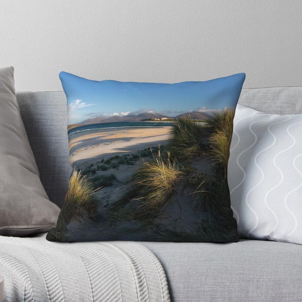 Traigh Seilebost Harris Scotland Square Pillowcase Polyester Linen Velvet Creative Zip Decor Throw Pillow Case Car Cushion Cover