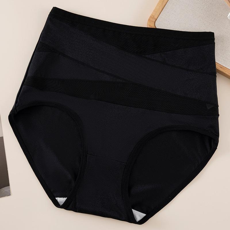 High Waist Tummy Control Seamless Shapewear Briefs S чёрный