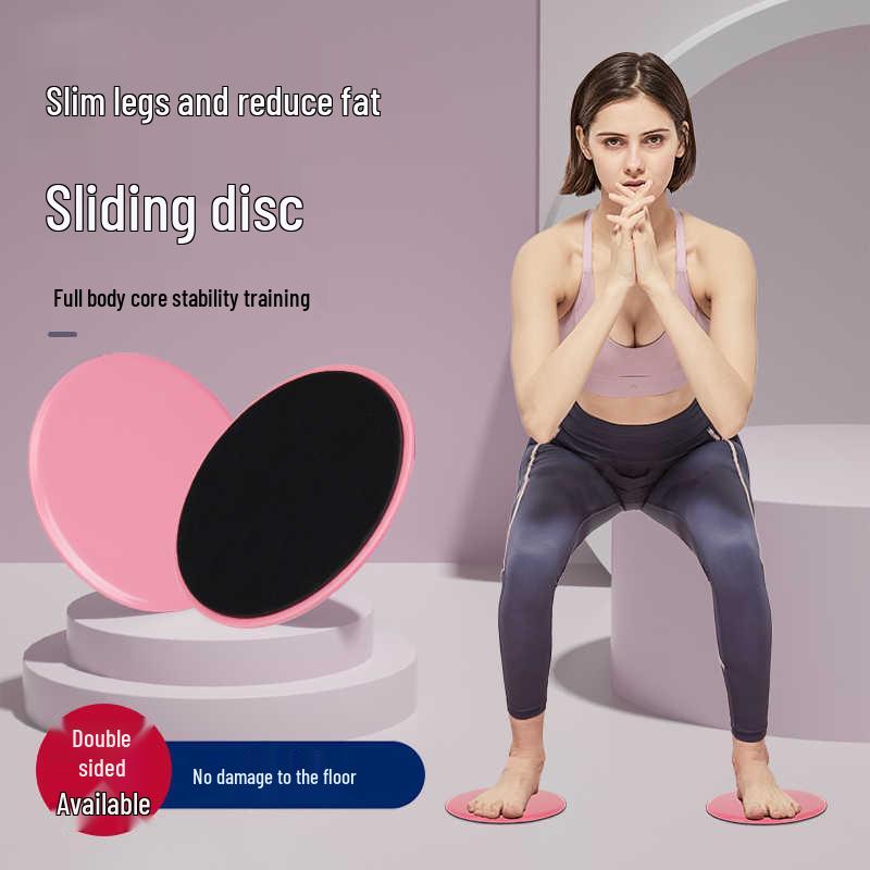 Gliding Discs for Yoga, Pilates, and Core Training - Slim Thighs Fitness Pads