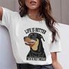 Summer Round Neck Printed Top Fashionable Casual Cute Short Sleeved Women's Pure Cotton T-shirts