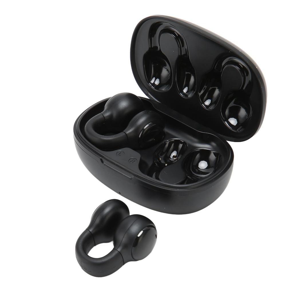 Wireless Earbuds Noise Reduction Bluetooth 5.3 Wireless Sports Earphones with Earhooks for Sports Work Black