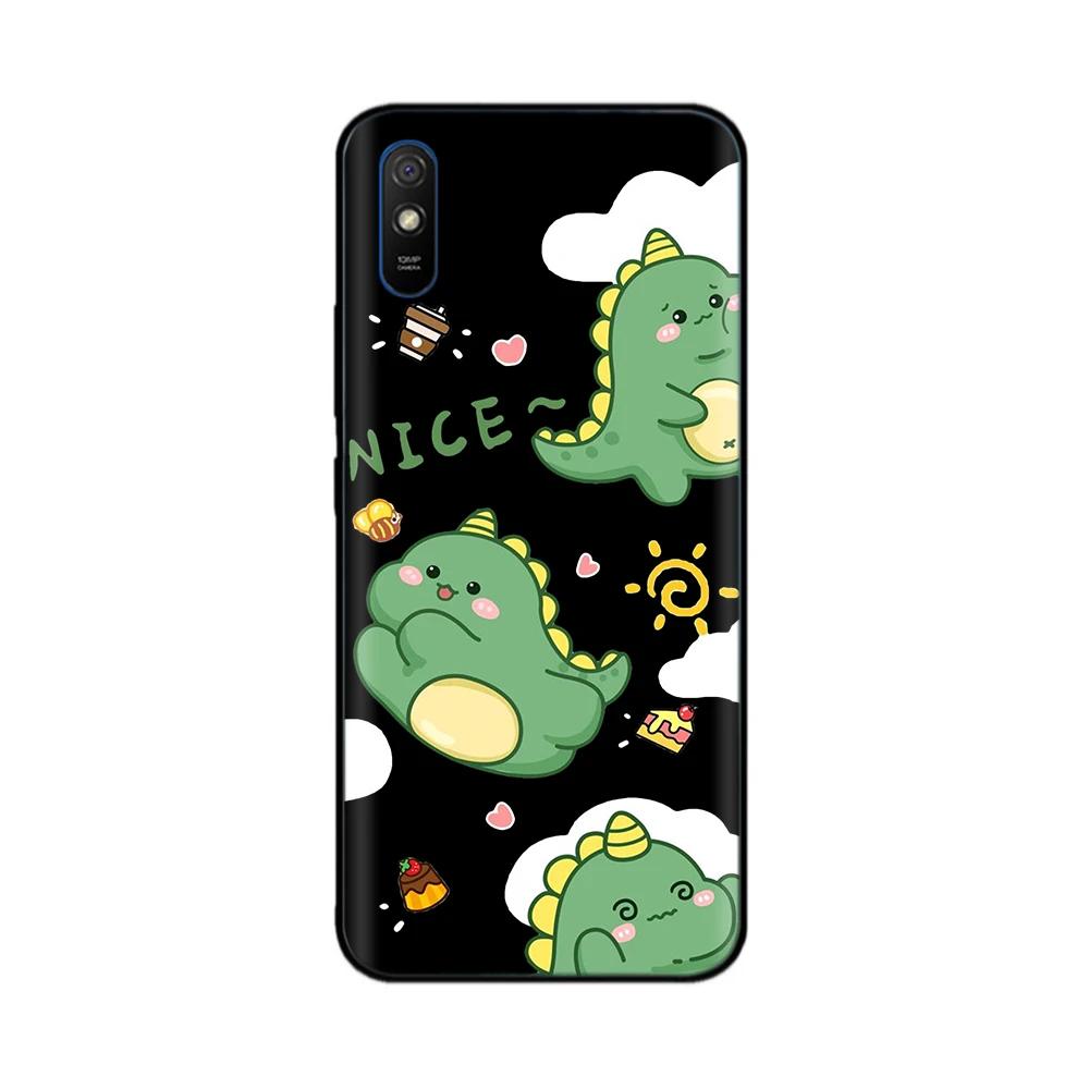Funda de Teléfono Para Redmi 9A Funda Suave Lisa Silicona Líquida Cubierta Trasera Para Xiaomi Redmi 9A Fundas Cubiertas Para Redmi 9A 9AT Fundas Capa