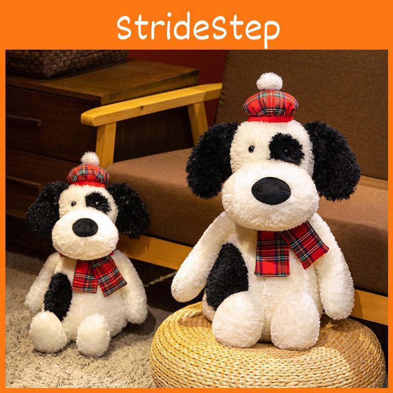 Dalmatian Scarf Dog Plush Toy Cute Cartoon Dog Doll Kids Birthday Decoration