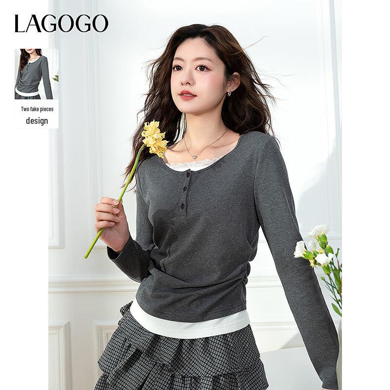 Women s Slim Fit Round Neck T-shirt S