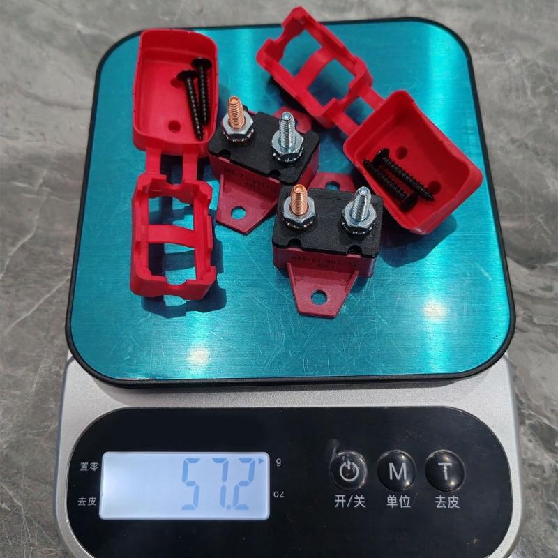 10A Circuit Breakers Auto Reset Function with Waterproof Cover Studs Bolt for Automotive, Marine, Trailers