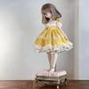 Sweet Style 30cm BJD Doll Outfit Set - Cotton Dress Top 1/3 Scale Dolls Adjustable Fit