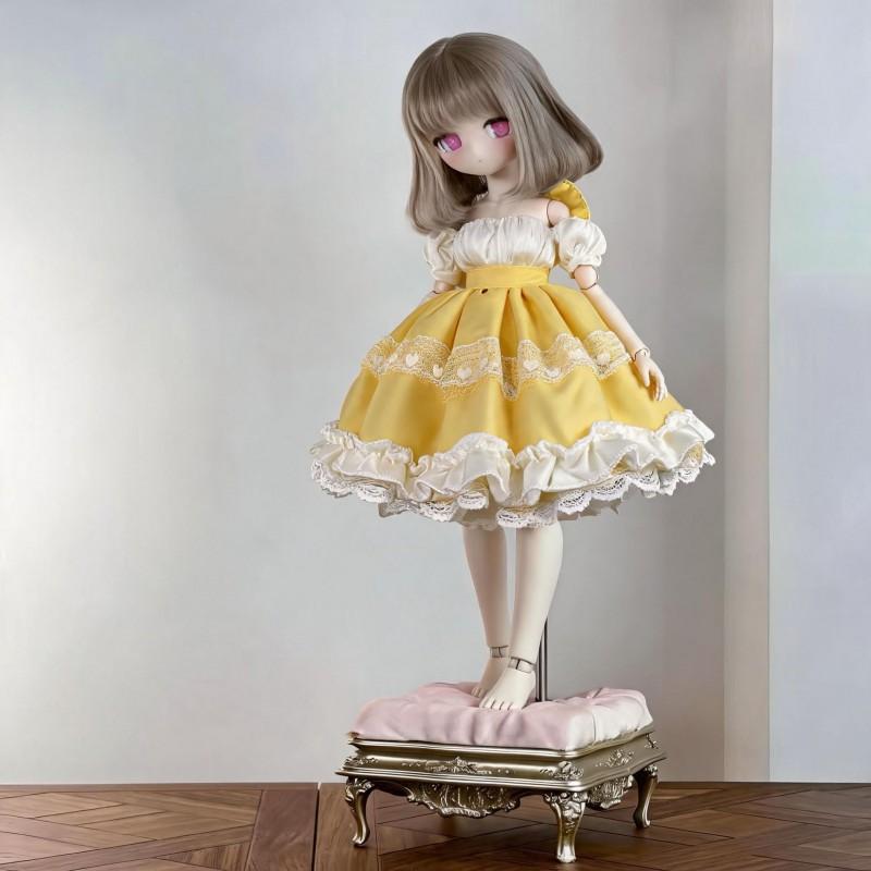 Sweet Style 30cm BJD Doll Outfit Set - Cotton Dress Top 1/3 Scale Dolls Adjustable Fit