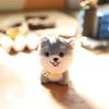 Charming Husky Plush Toy Keychain Fluffy Mini Dog Bag Accessory Soft