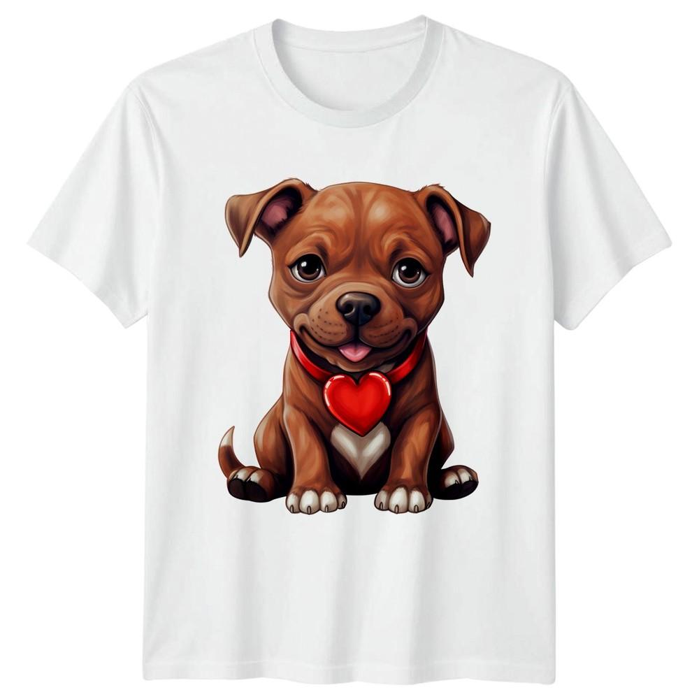 Puppy Dog Heart Dogs Animals Unisexs TShirt Unisexs Tee Graphic Unisex Top S