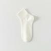 5 Pairs of Women's Spring and Summer Thin Pure Cotton Deodorant Sweat Absorption Sports All Match Mid Tube Socks