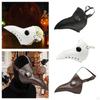 Halloween Steampunk Maske PU-Leder Pestdoktor für Kostümparty Männer Frauen