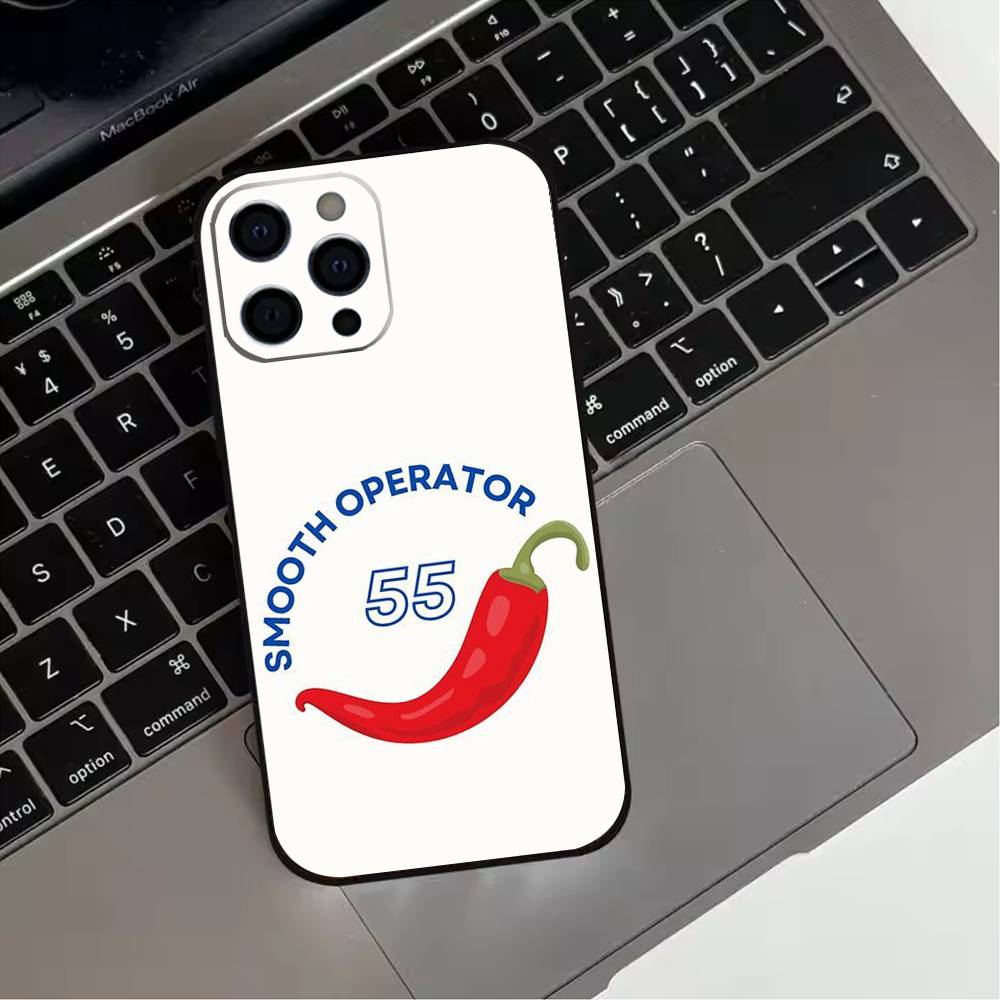 55 Chili C-Carlos S-Sainz  Phone Case For iPhone 17,16,15,14,13,12,11 Plus,Pro Max,XS,Soft Silicone Black Cover
