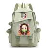 Anime Demon Slayer Ryggsekk Back To Schoolbag for Boy Girl Bookbag for Kid Gaver Menn Dame Reisebag Stor kapasitet ryggsekk