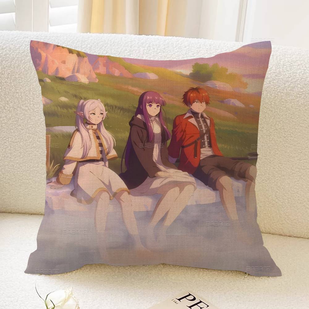 Japanese Anime Frieren Beyond Journeys End Lucky Dragon pillow cover sofa cushion cover home room decoration children gift