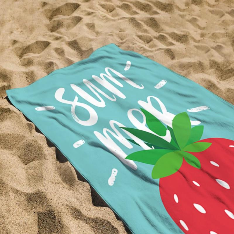 Ręcznik Plażowy Summer Yum 150X70 Cm Kąpielowy Dla Dzieci Na Basen