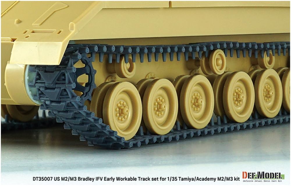 Differential Model Current American Bradley Infantry Fighting Vehicle Movable Track Set Early Type Tamiya Plastic Model Parts DT35007 DEF.MODEL 1/35