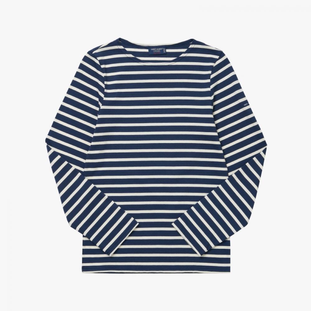 St. James 9858 Marine Ecru Minquire Modern Randig Union Långärmad T-shirt