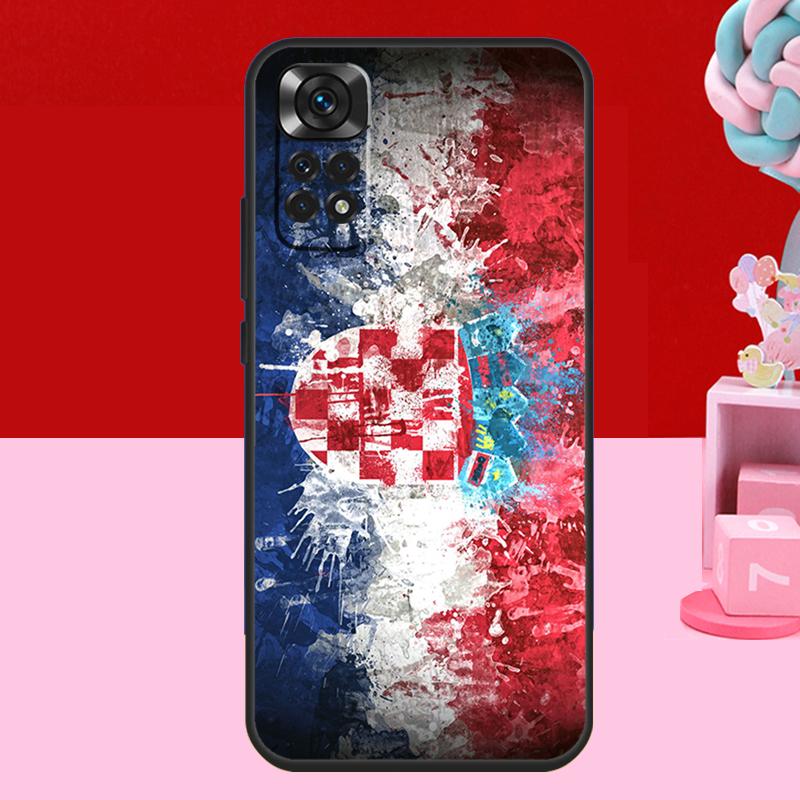 Croatia Flag Case For Xiaomi Redmi Note 14 13 12 10 11 15 Pro Plus Redmi 15 C 10C 12C 13C 14C Soft Cover