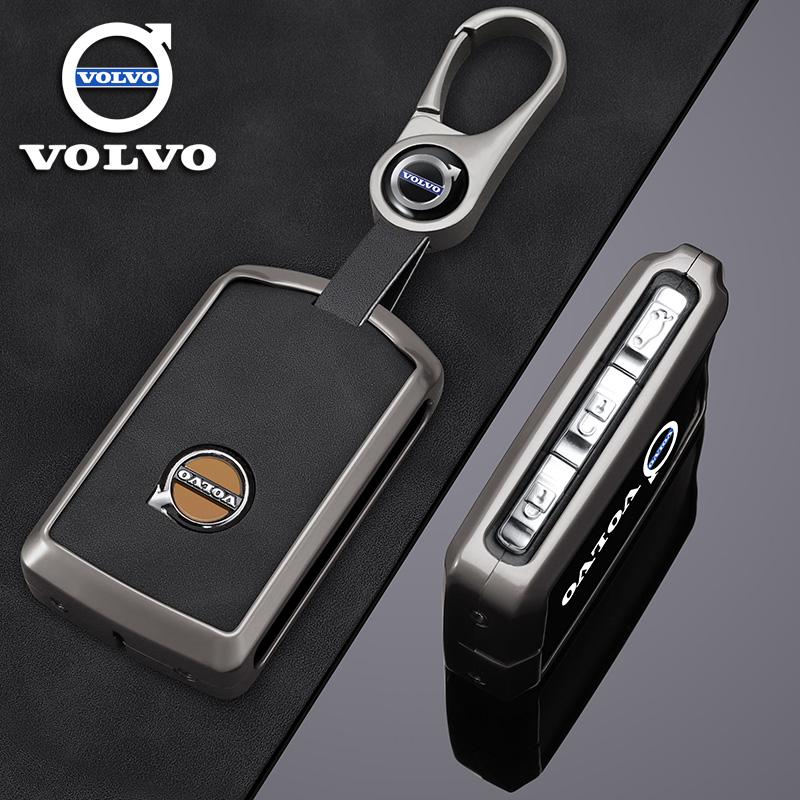 dwrzs5 Zinc Alloy Car Key Case Shell Cover Holder Protection For Volvo XC40 XC60 S90 XC90 V90 2017 2018 T5 T6 T8 Polestar 1 2 Accessory