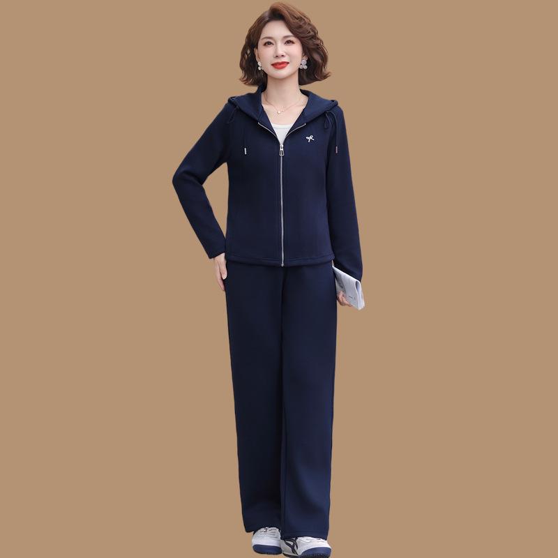 

2026 New Style Spring Casual Sportswear Set for Middle-aged Women 2XL (105-120 jin)