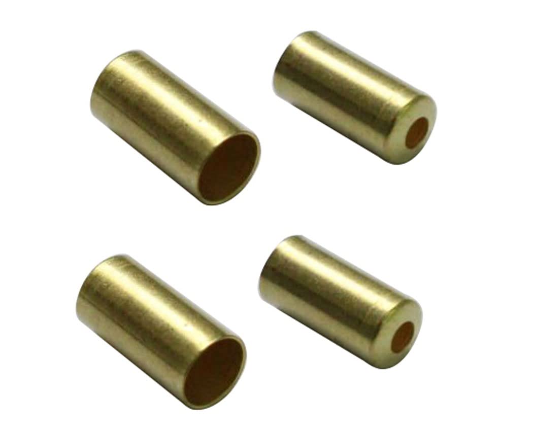 NISSEN CABLE Cable NI560 Brass Outer Cap for Made in Japan CO.,LTD (Nissen Co., Ltd.) Brakes, Machined, 4-Pack,