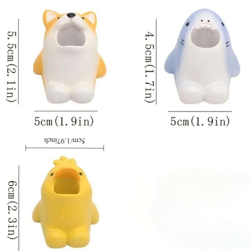 Cartoon Animal Toothbrush Holder Creative Home Decor Bathroom Toothpaste Storage Rack Ornament Organizer for Toothbrush Paste