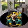 breakingbad Round Area Rug,Carpet Rug for Living Room Bedroom Sofa Playroom Decor,Non-slip Floor Mat
