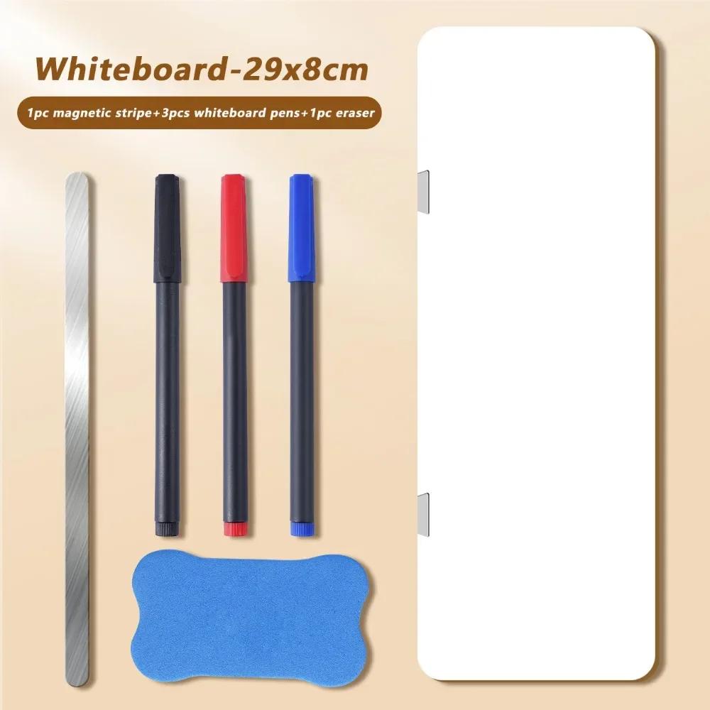 Rewritable Message Memo Board Magnetic Daily Reminder Desktop Notepad Computer Screen Side Using Magnetic Whiteboard