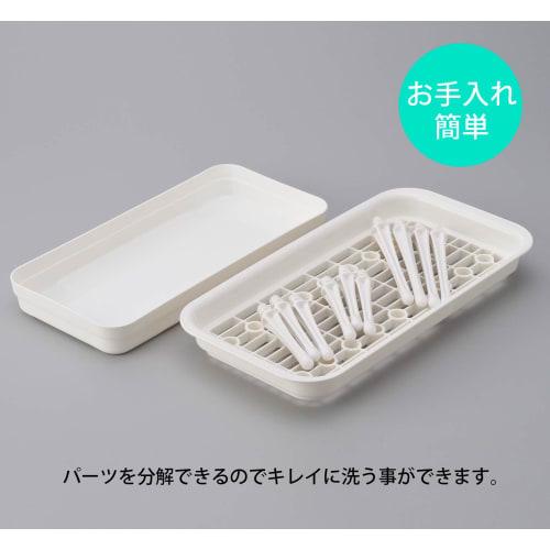 Inomata Chemical (Inomata-K) Dish Drainer, White, Pota, Made in Japan, 0052
