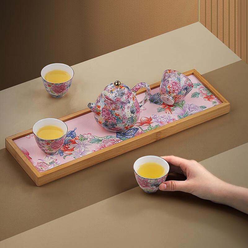 Hedi All Things Bloom Ceramic Tea Tray Gift Set