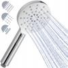 Round, Economical, 3-function, Mirrored, EKO Chrome Shower Head