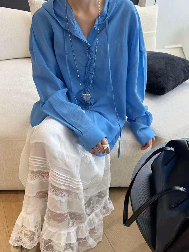 Women's Lightweight Hooded Sunscreen Jacket - Summer 2025