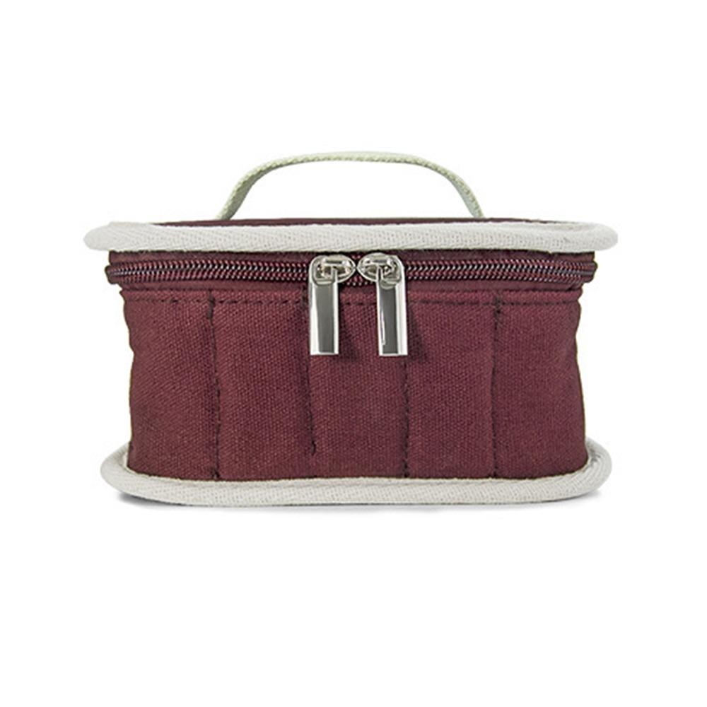 Portable Essential Oil Storage Bag 16 Slots Essential Oils Container Aromatherapy красный