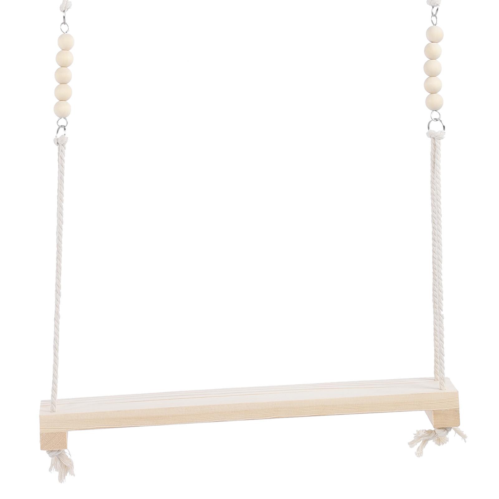 

Pet Chicken Large Parrot Pinevood Swing Stand Bar Safety Toy Chewing Biting Playing