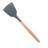 2024 Silicone Spatula Utensils Turner Heat-resistant Soup Spoon Non-stick Spatula Shovel Wooden Handle Cooking Shovel Kitchen Tool
