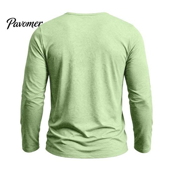 Einfaches Mode Unterhemd Herren Langarm T-Shirt, Baumwolle Leinen Rundhals Hemd, Einfarbige Bequeme Haus Loungewear Farbe Atmungsaktive Basisschicht