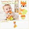 Baby Teething Toy Handheld Grasping Rattle for Infants