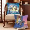 Cartoon D-Disenchantment Kissenbezug Dekor Schutzbezüge Bequem weich für Sofa Wohnzimmer Heimbüro