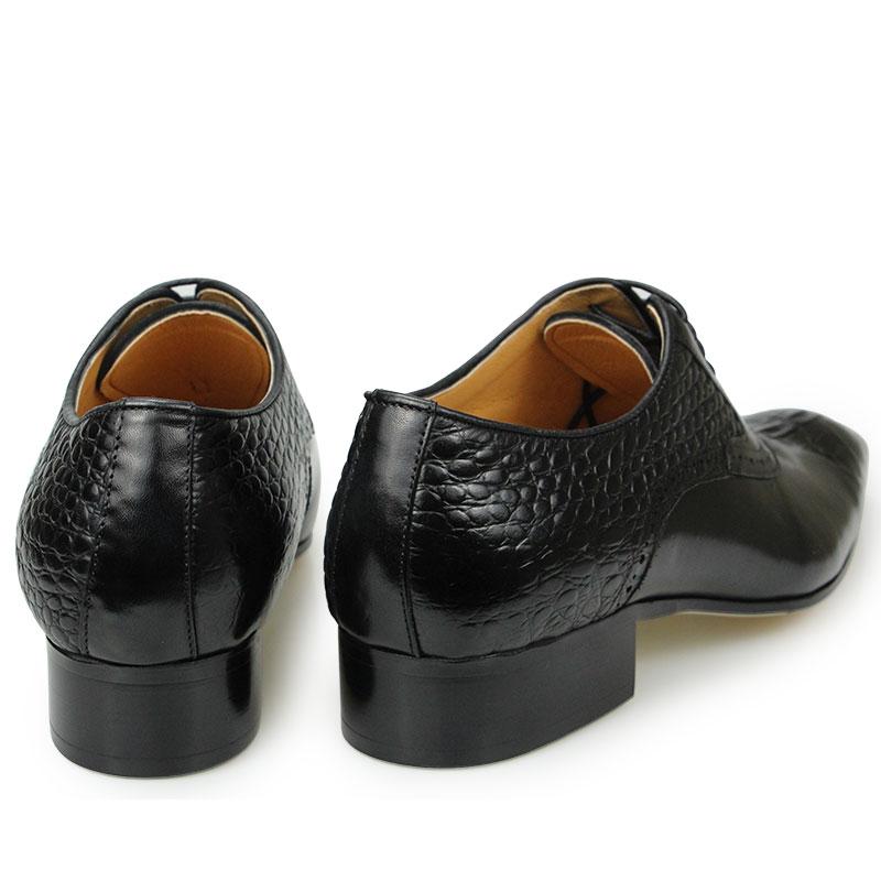 Fashion Factory Men Shoes Genuine Leather Handmade Lace Up Oxford Dress Wedding Business Office Luxury Printing Customized Fashion Shoe