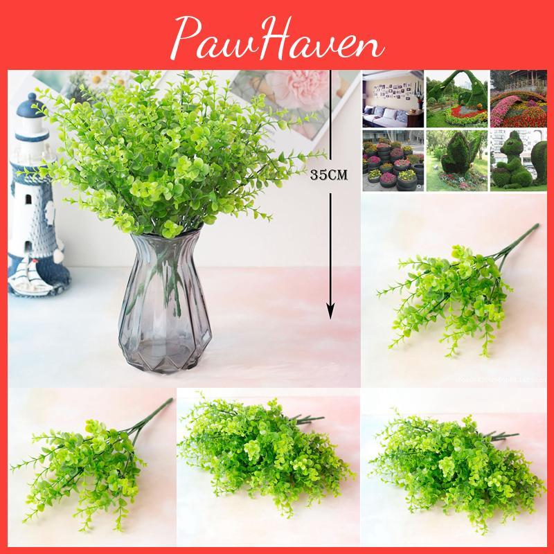 Lifelike Artificial Plants Indoor Outdoor Green Grass For Beautiful Garden Decor