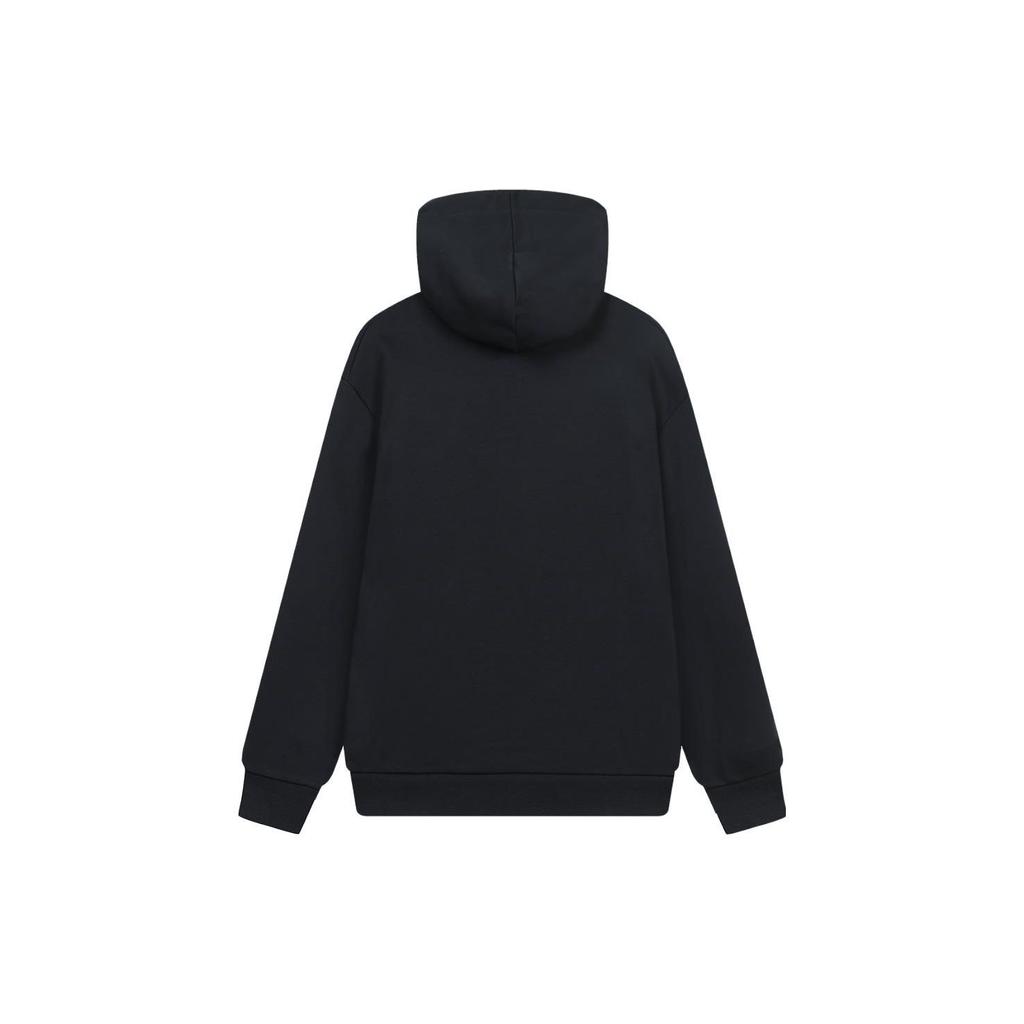 FILA Letter Logo Printed Casual American Hoodie Women hoodies Black F11W349205F-BK