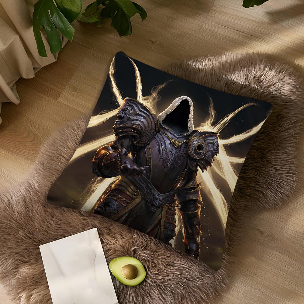 Game D-Diablo IV Cool cushion cover For Bedroom Car Coffee Shop Room Soft and Living Room Sofa Decorative Pillow Cover Case 30cmx30cm