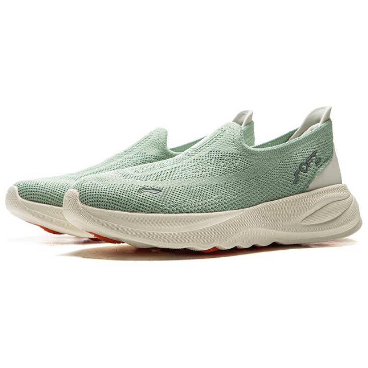 

Новые LiNing SOFT GO 2 Противоскользящие и износостойкие увеличивающие рост низкие повседневные кроссовки женские сально-зеленые AGLV018-4 38